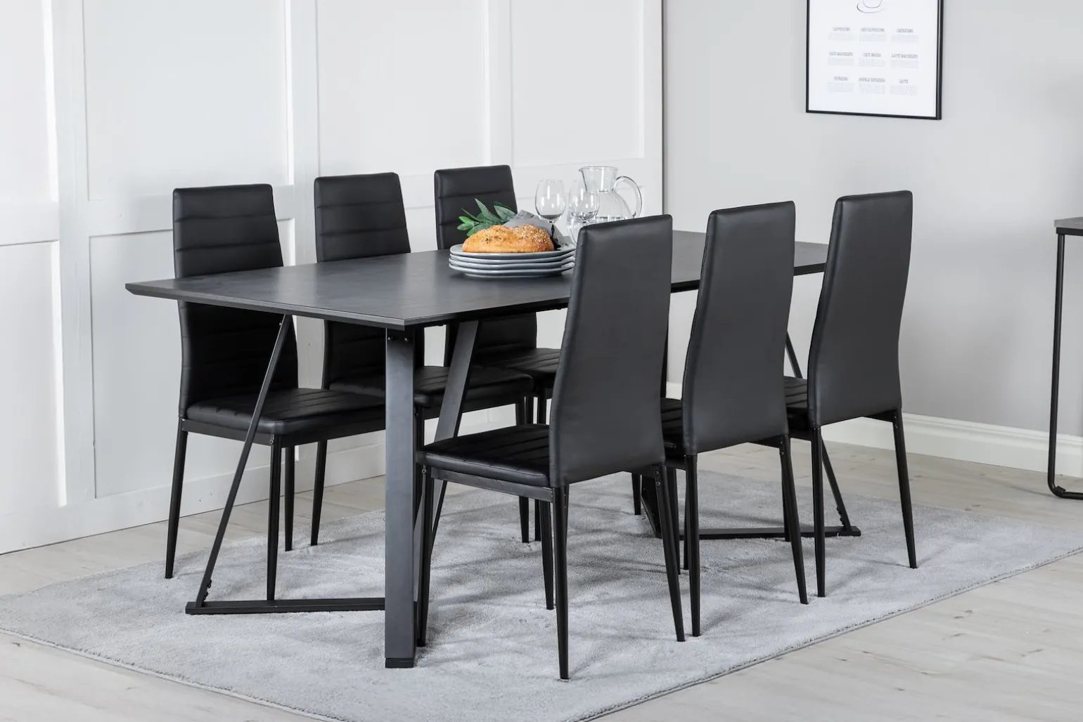 Slim Spisestol. Sett av 2.