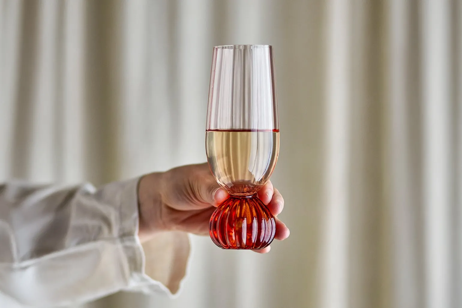 Taurin champagneglass