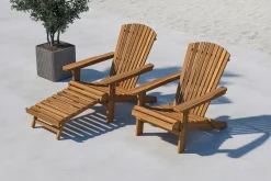 Tropea dekkstol med fotpall