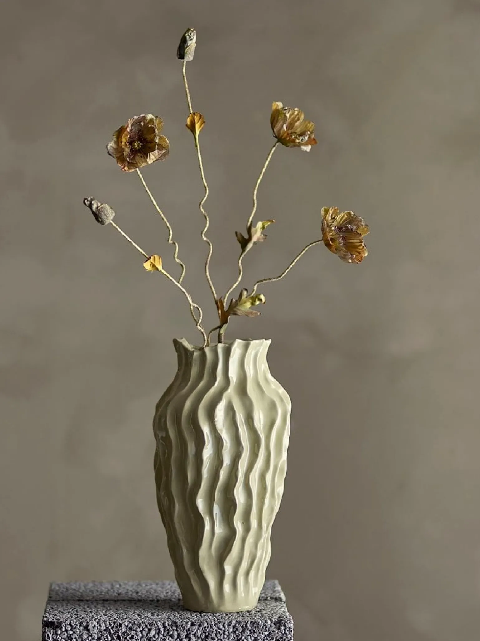Valmue stilkblomst