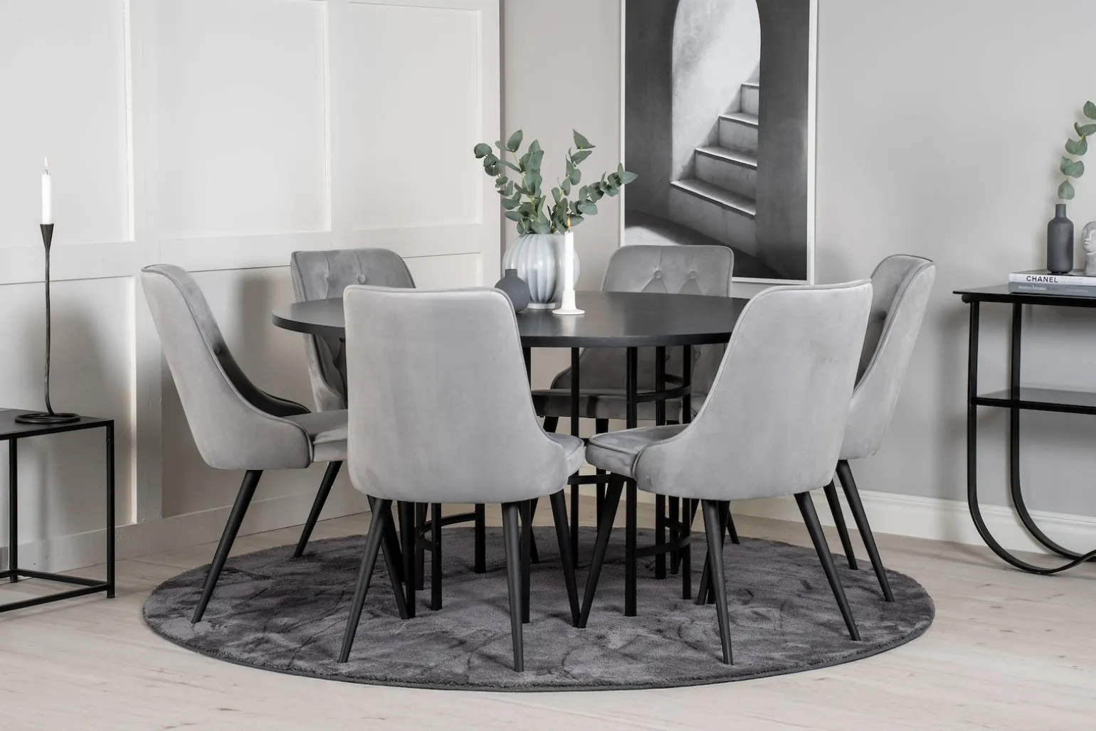 Velvet Deluxe Spisestol Sett av 2