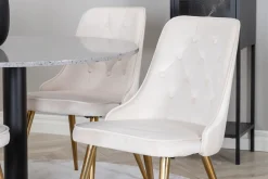 Velvet Deluxe Spisestol Sett av 2