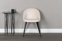 Velvet spisestol Sett av 2
