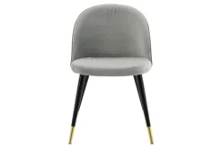 Velvet spisestol Sett av 2