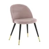 Velvet spisestol. Sett av 2