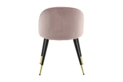 Velvet spisestol. Sett av 2