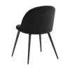Velvet spisestol. Sett av 2