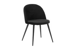 Velvet spisestol. Sett av 2