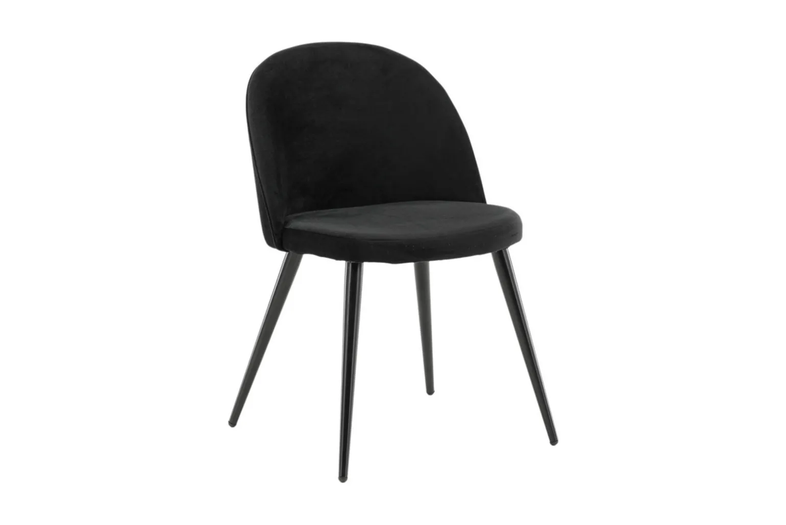 Velvet spisestol. Sett av 2