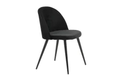 Velvet spisestol. Sett av 2