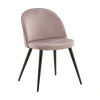 Velvet spisestol. Sett av 2