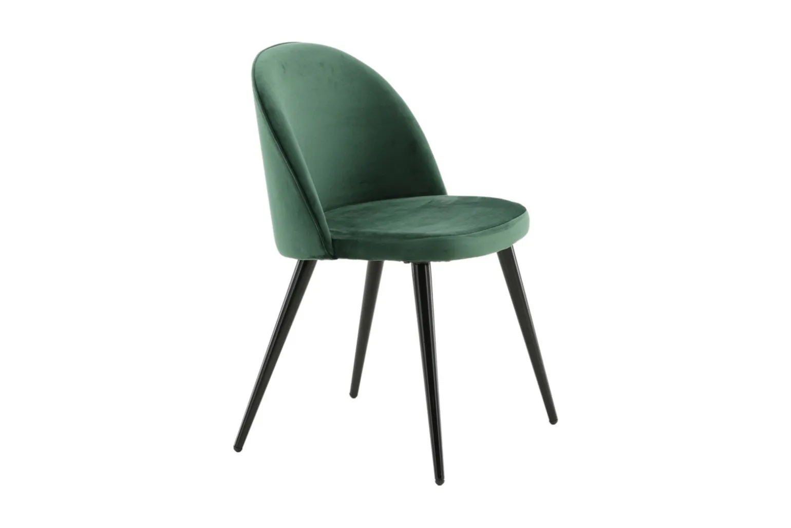 Velvet spisestol. Sett av 2