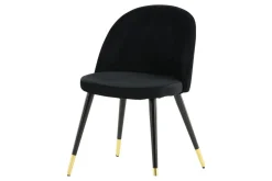 Velvet spisestol Sett av 2