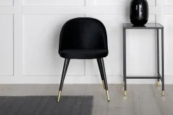 Velvet spisestol Sett av 2