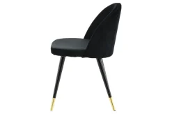 Velvet spisestol Sett av 2
