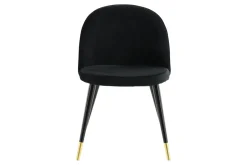 Velvet spisestol Sett av 2