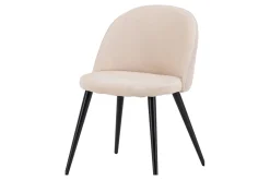 Velvet spisestol Sett av 2