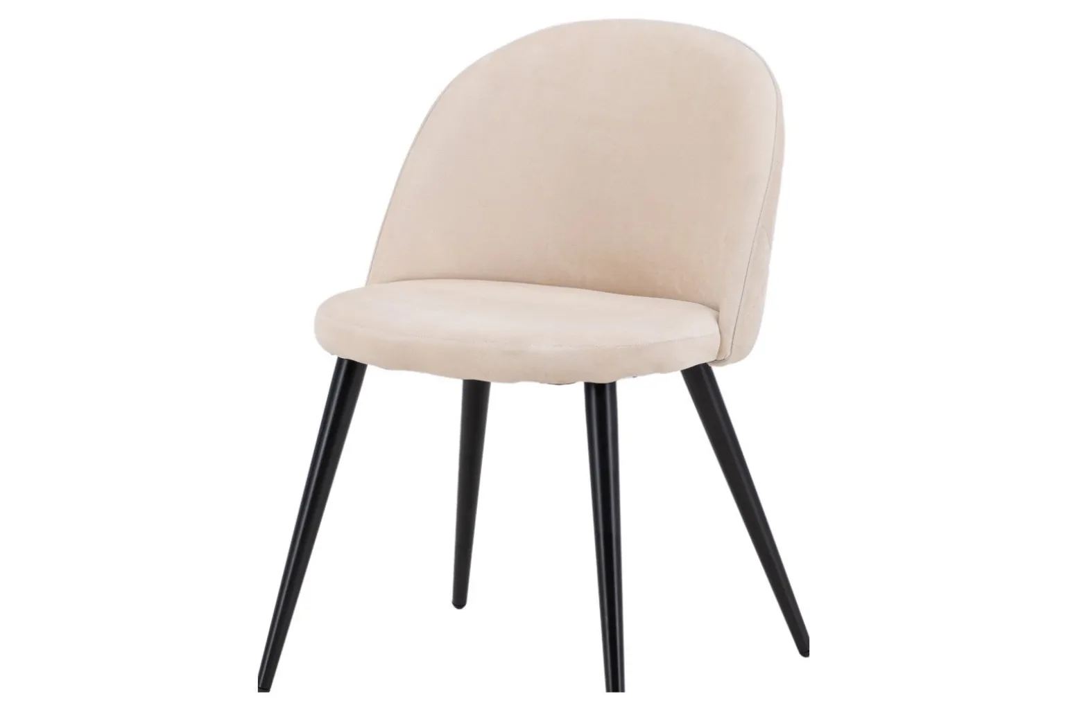 Velvet spisestol Sett av 2