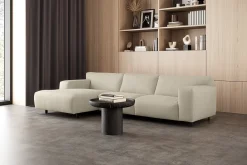 Vesta 2,5-seter med sjeselong venstre