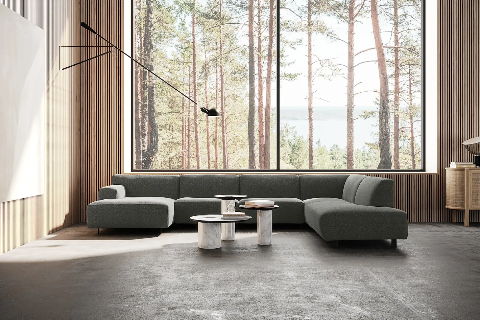 Vesta U-sofa
