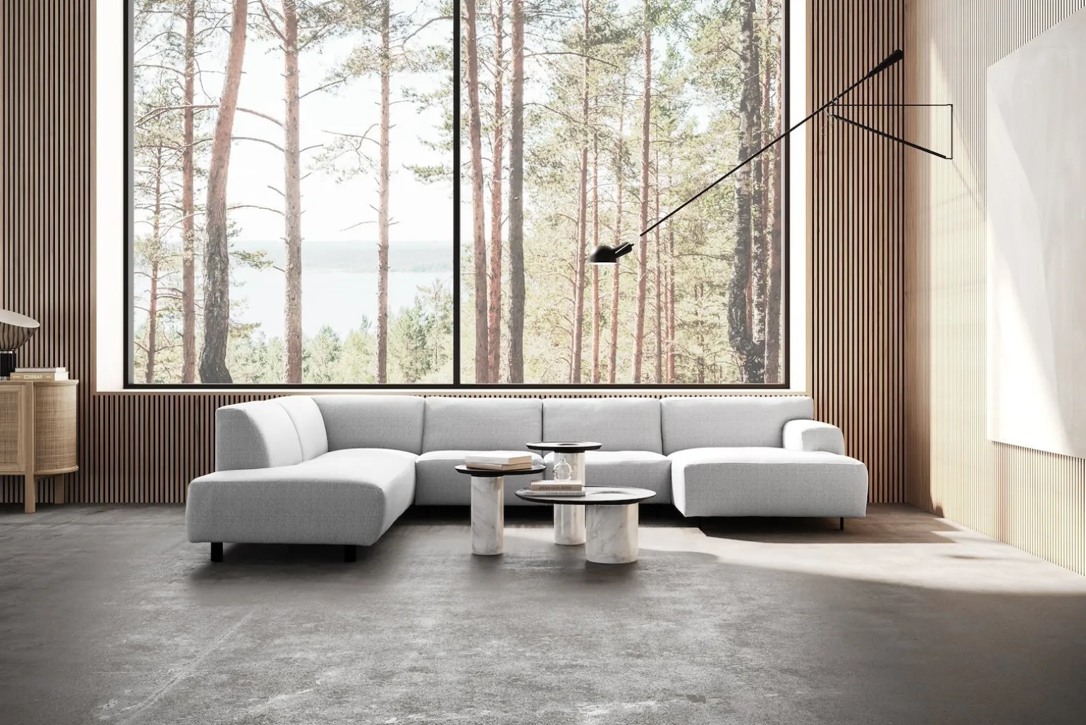 Vesta U-sofa