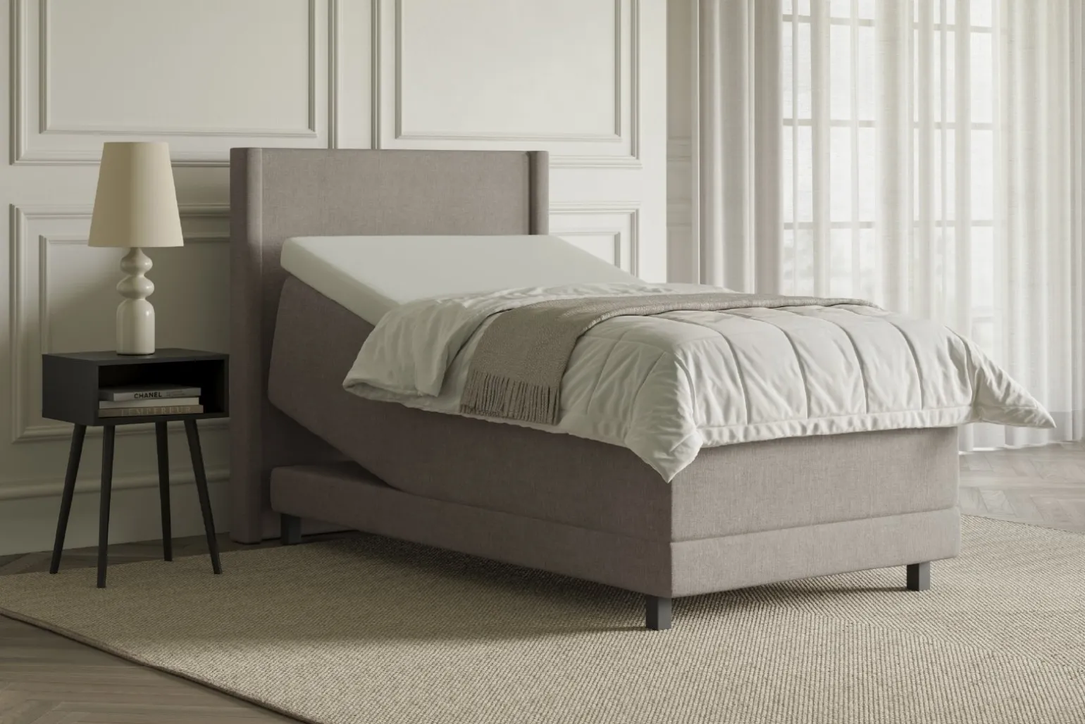XOV lux 1 regulerbar seng 105x210 cm