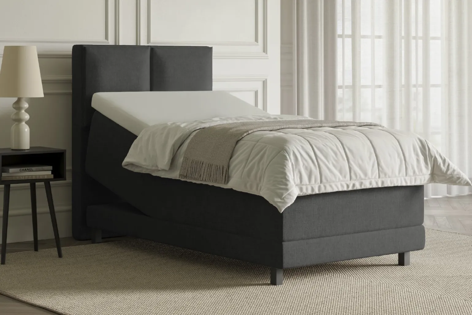 XOV Lux 2 regulerbar seng 90x200 cm