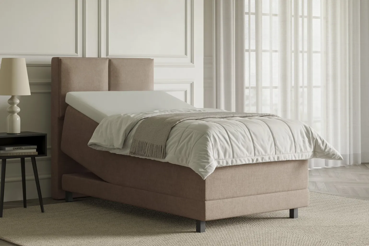 XOV Lux 2 regulerbar seng 105x210 cm
