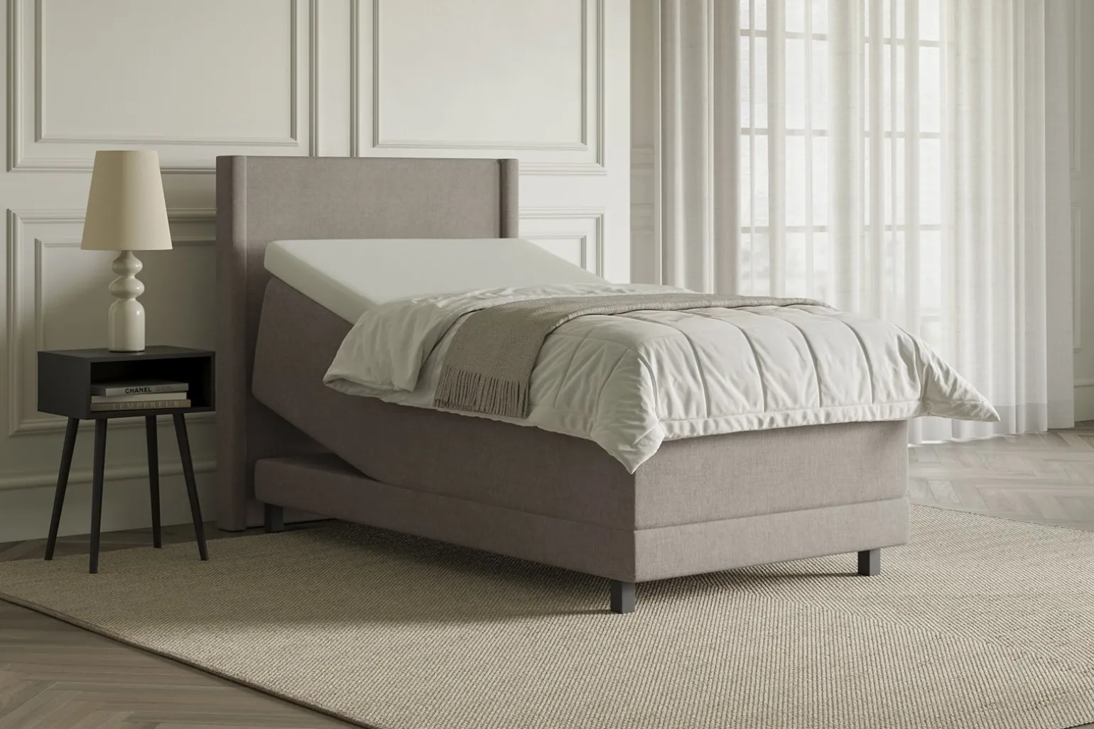 XOV lux 1 regulerbar seng 90x200 cm