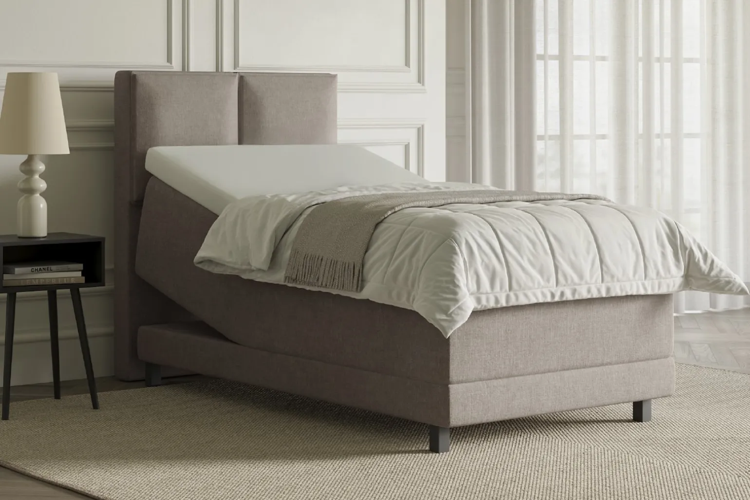 XOV Lux 2 regulerbar seng 90x200 cm