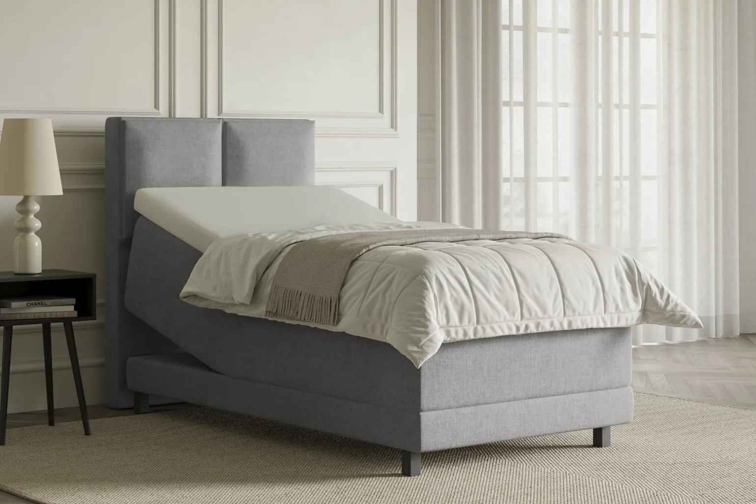 XOV Lux 2 regulerbar seng 105x210 cm