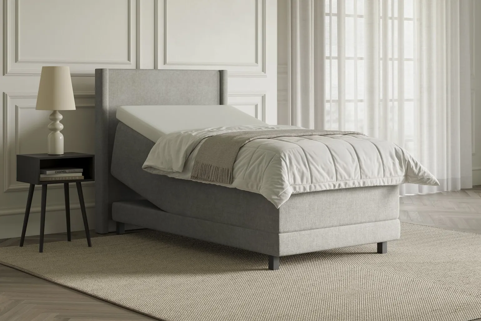 XOV lux 1 regulerbar seng 90x200 cm