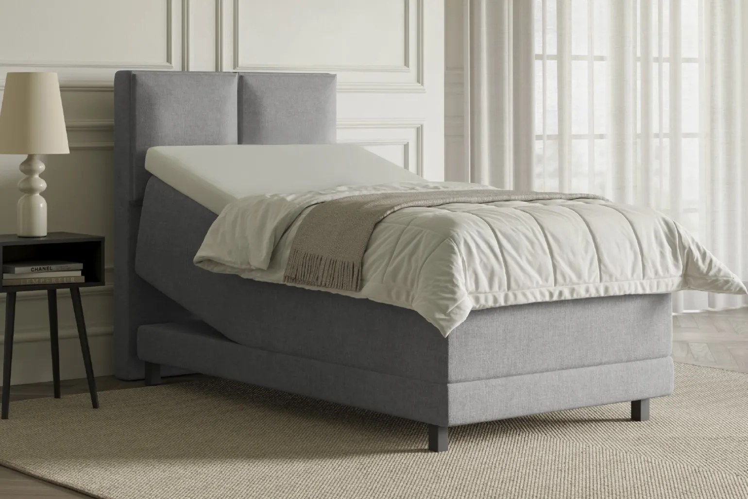 XOV Lux 2 regulerbar seng 90x200 cm