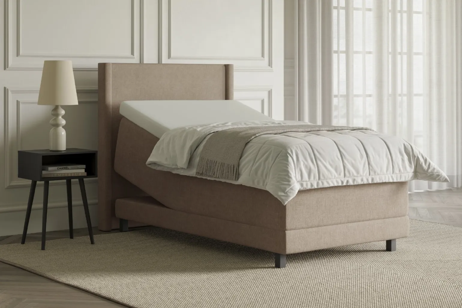 XOV lux 1 regulerbar seng 105x210 cm