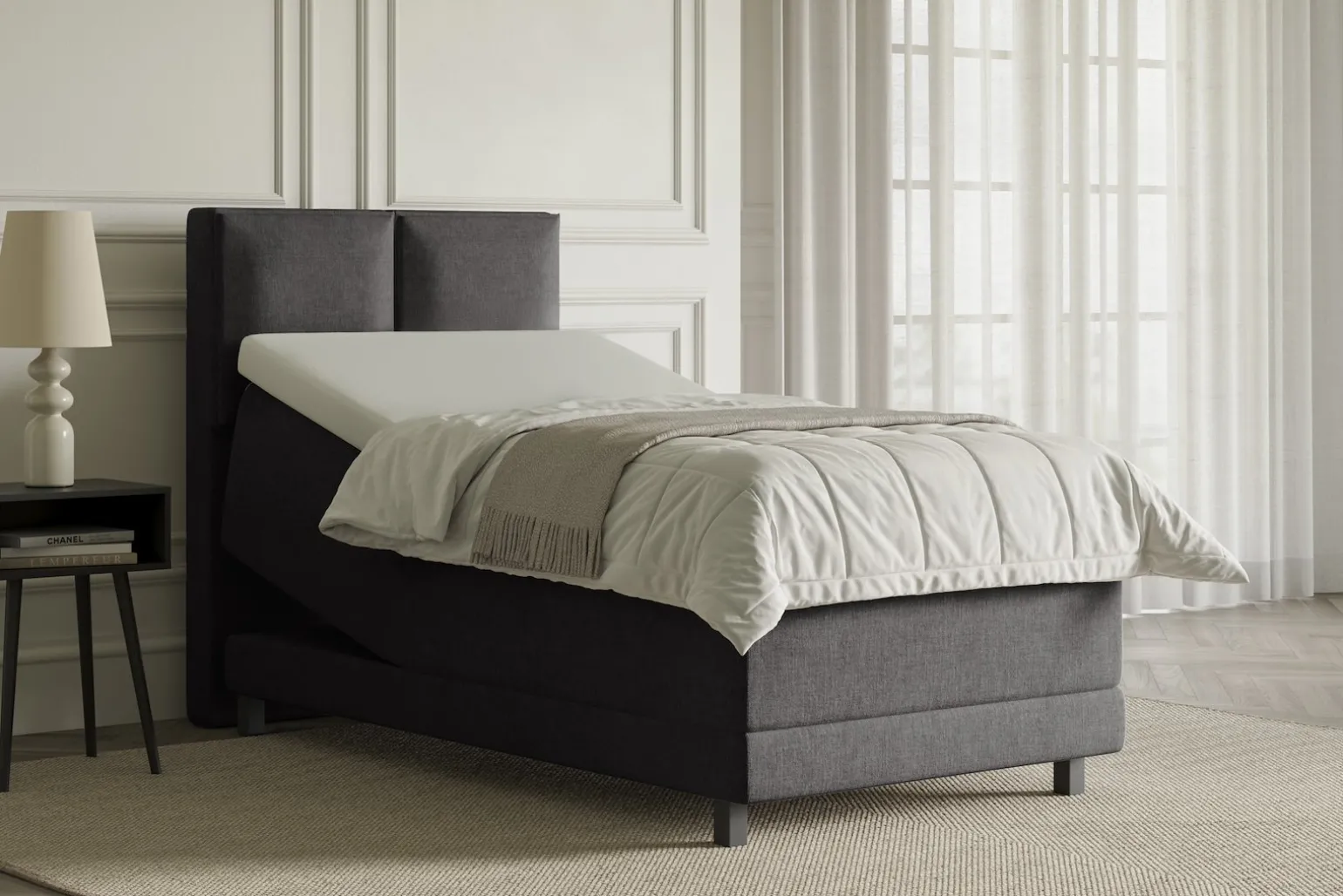 XOV Lux 2 regulerbar seng 105x210 cm