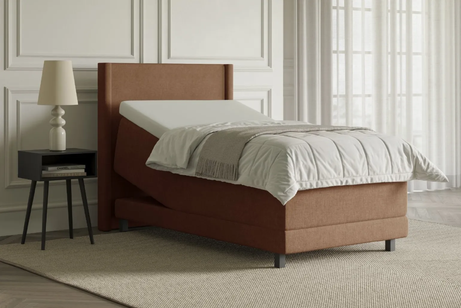 XOV lux 1 regulerbar seng 105x210 cm