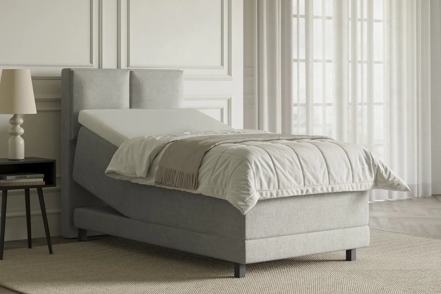 XOV Lux 2 regulerbar seng 105x210 cm