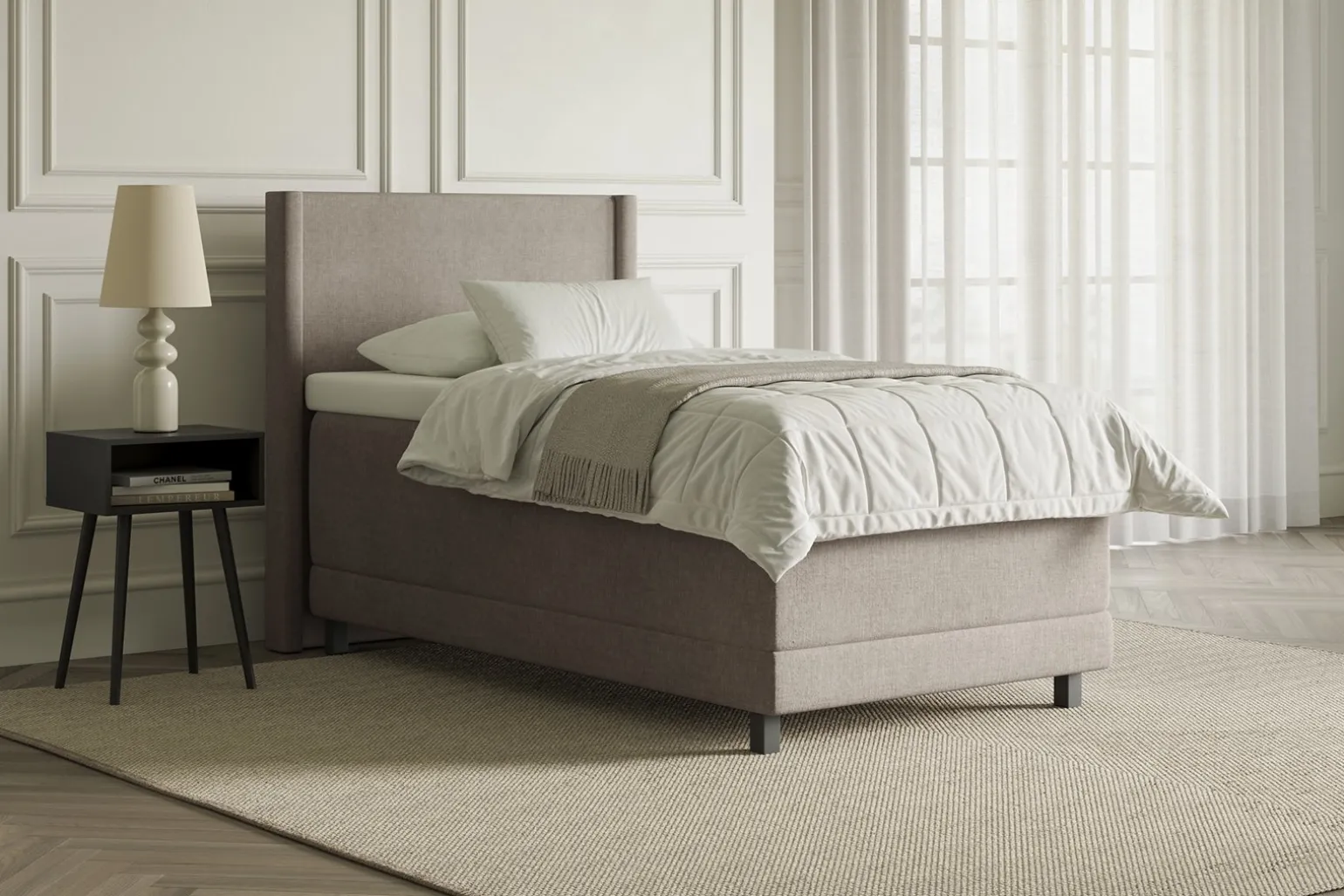 XOV lux 1 regulerbar seng 90x210 cm