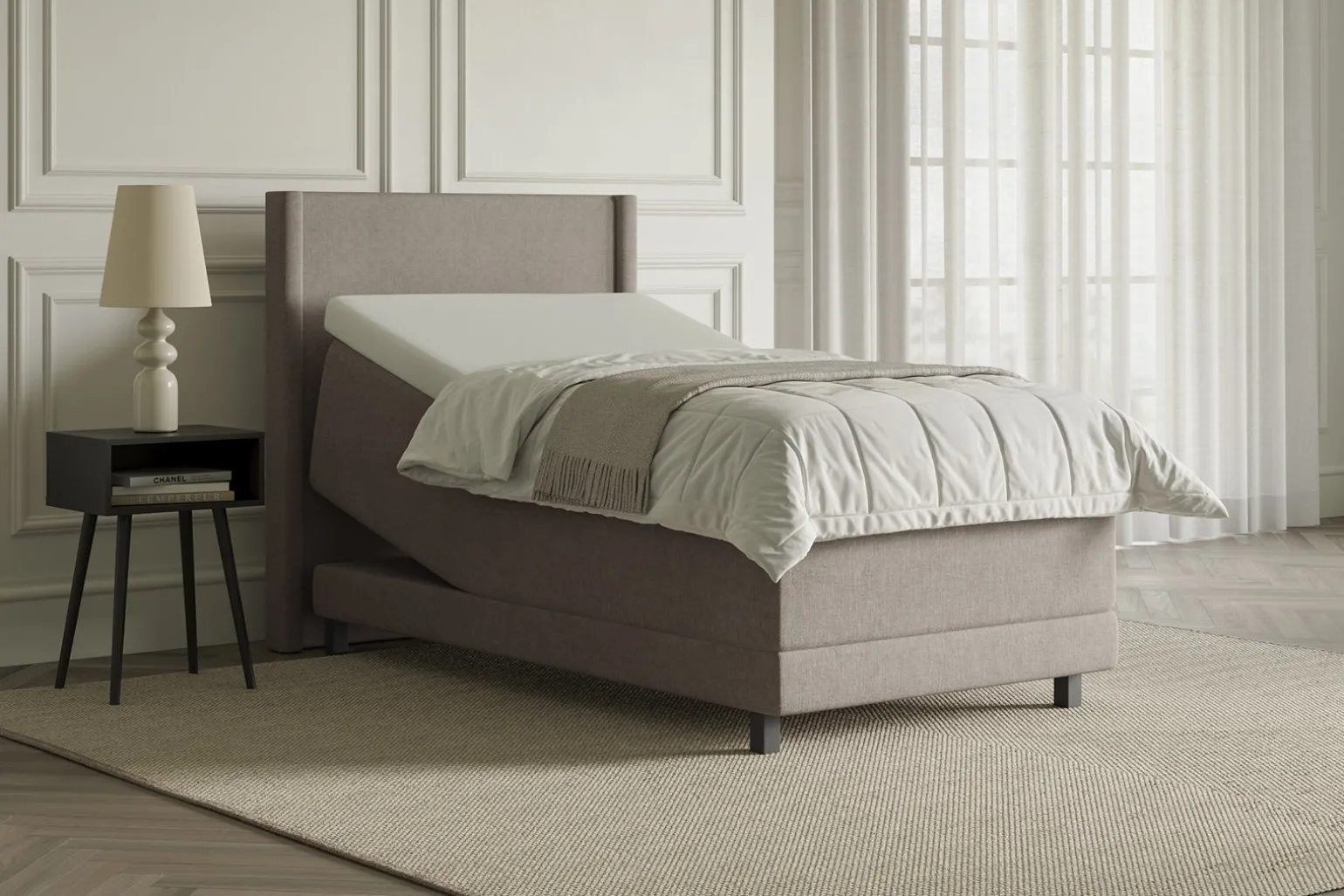 XOV lux 1 regulerbar seng 90x210 cm