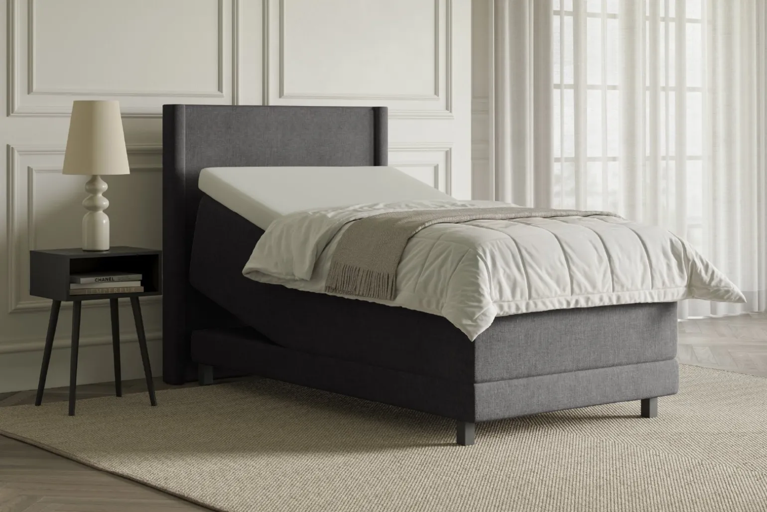 XOV lux 1 regulerbar seng 105x210 cm