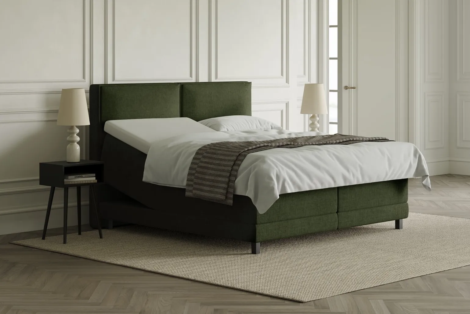 XOV Lux 2 regulerbar seng 210x210 cm