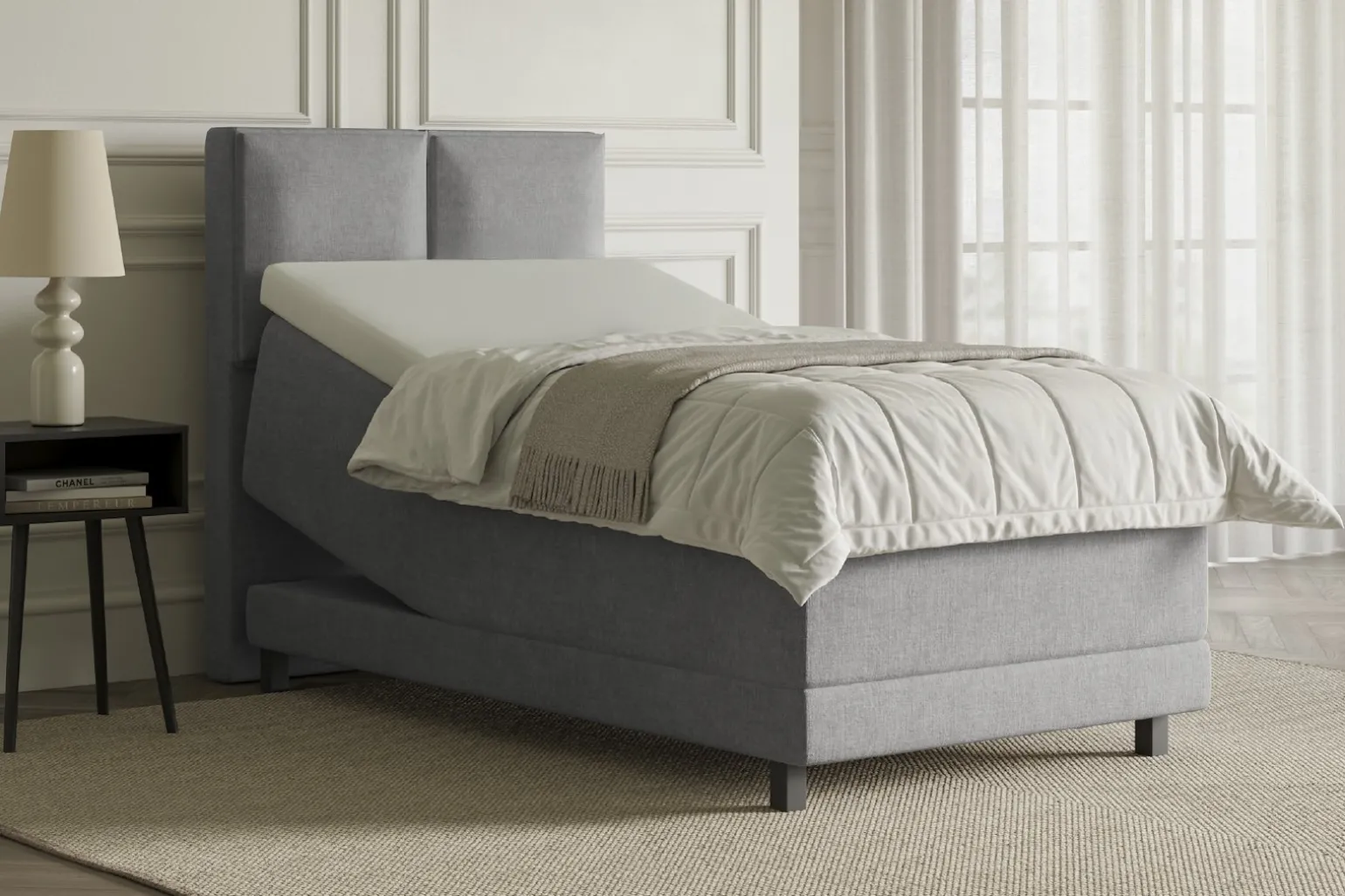 XOV Lux 2 regulerbar seng 90x210 cm