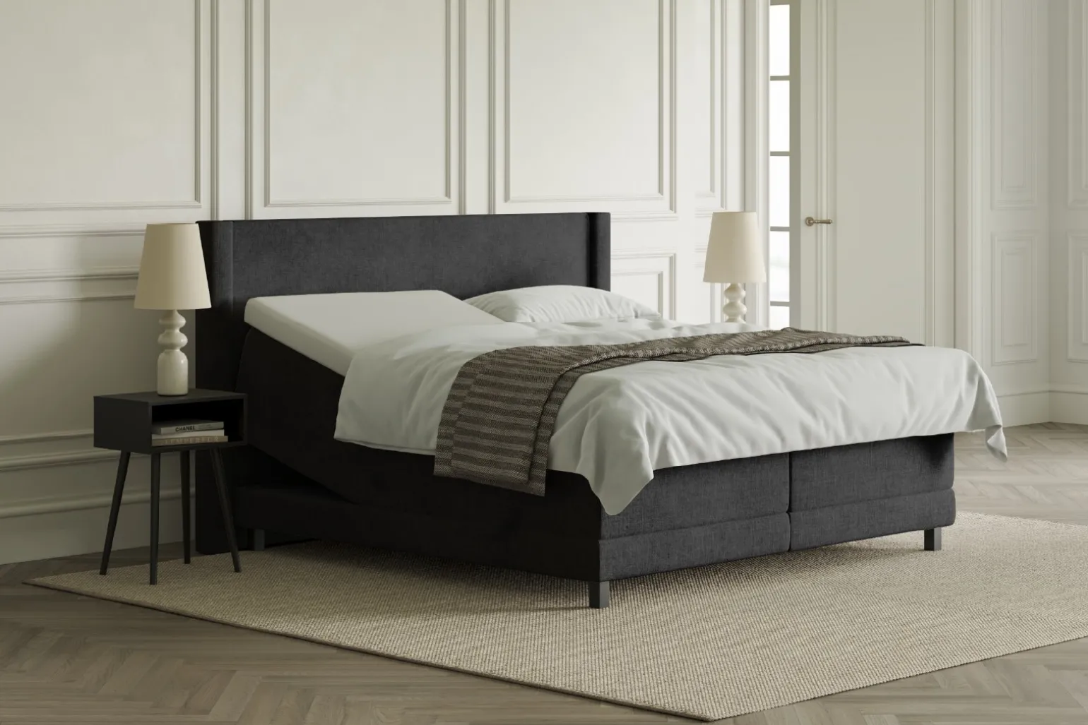 XOV lux 1 regulerbar seng 210x210 cm
