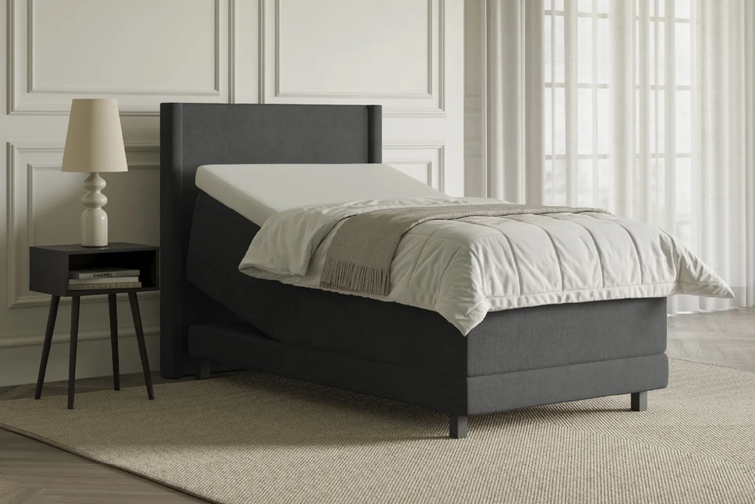 XOV lux 1 regulerbar seng 105x210 cm