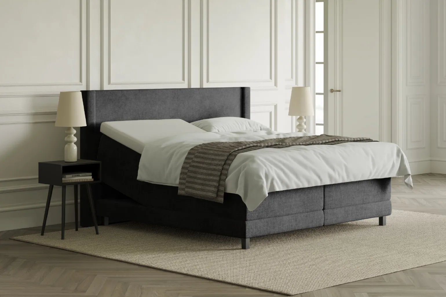 XOV lux 1 regulerbar seng 210x210 cm