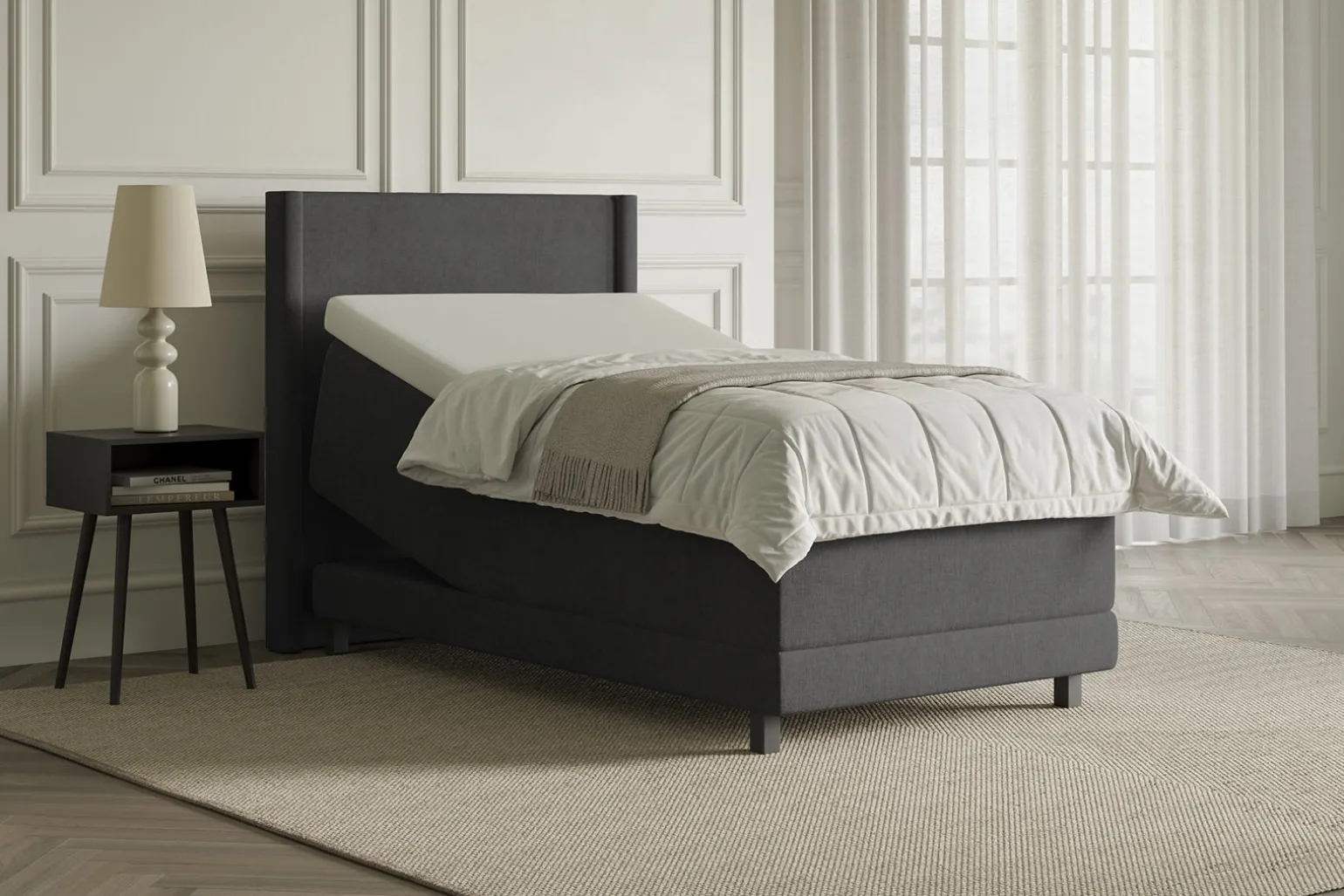 XOV lux 1 regulerbar seng 90x210 cm