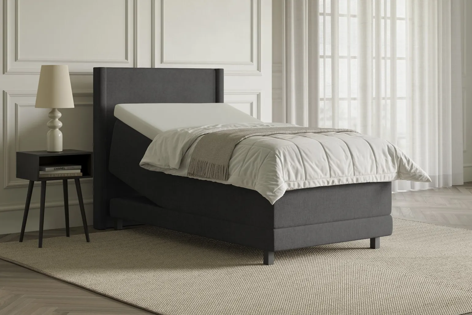 XOV lux 1 regulerbar seng 90x210 cm