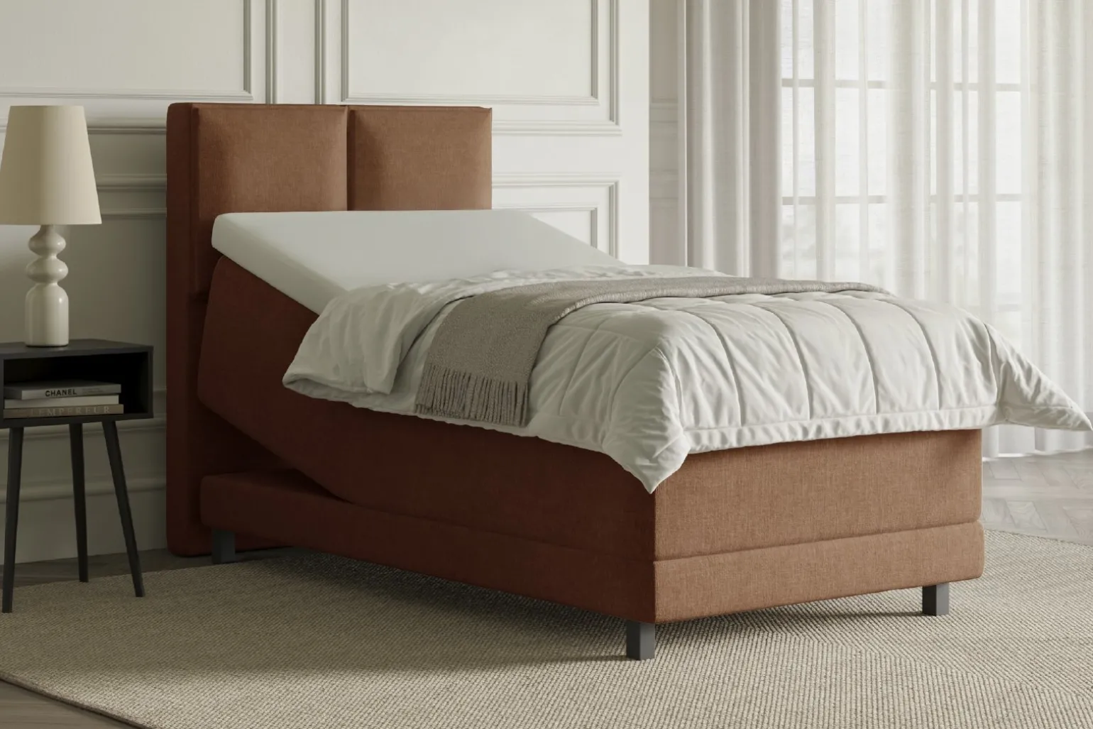 XOV Lux 2 regulerbar seng 90x200 cm