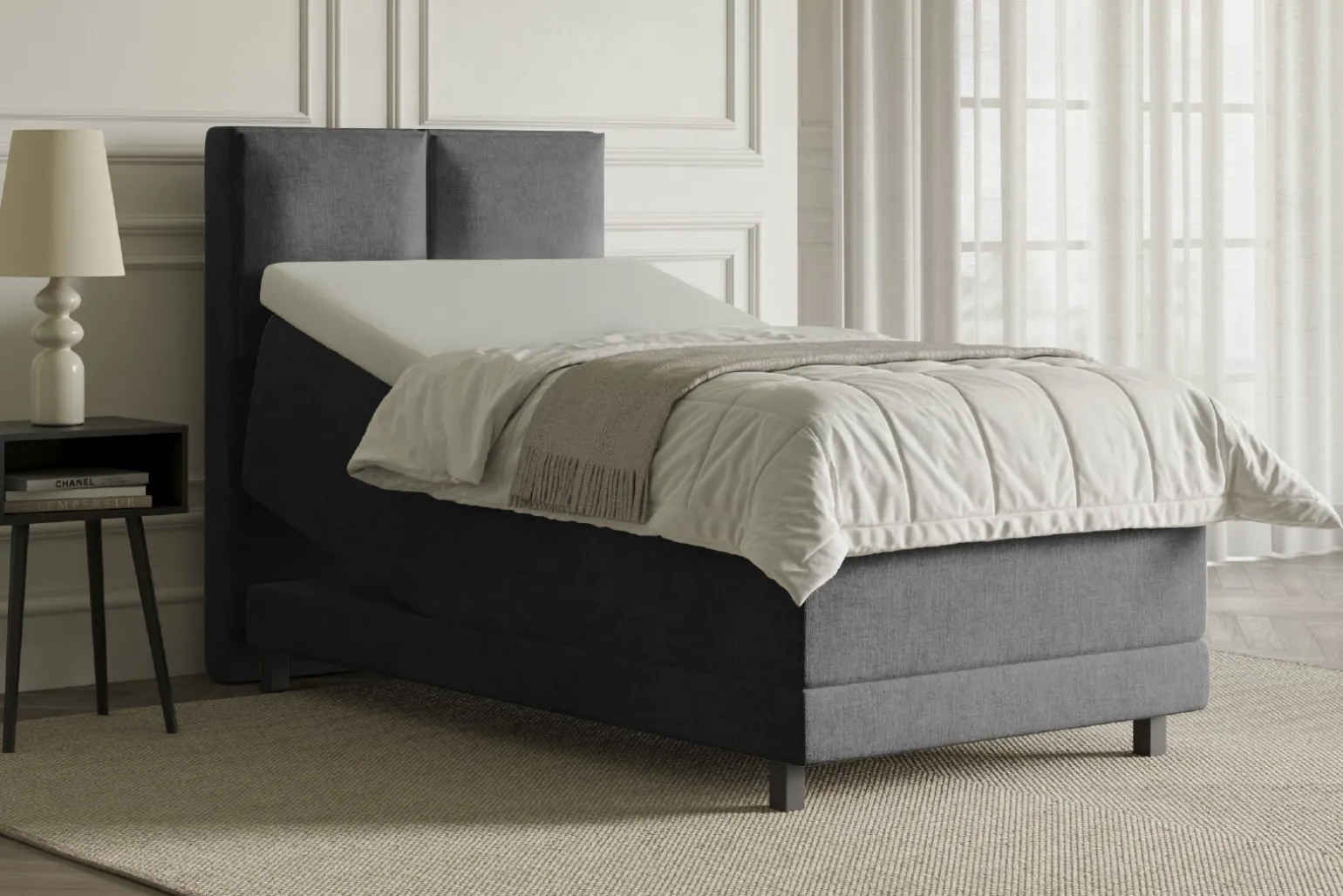 XOV Lux 2 regulerbar seng 90x200 cm