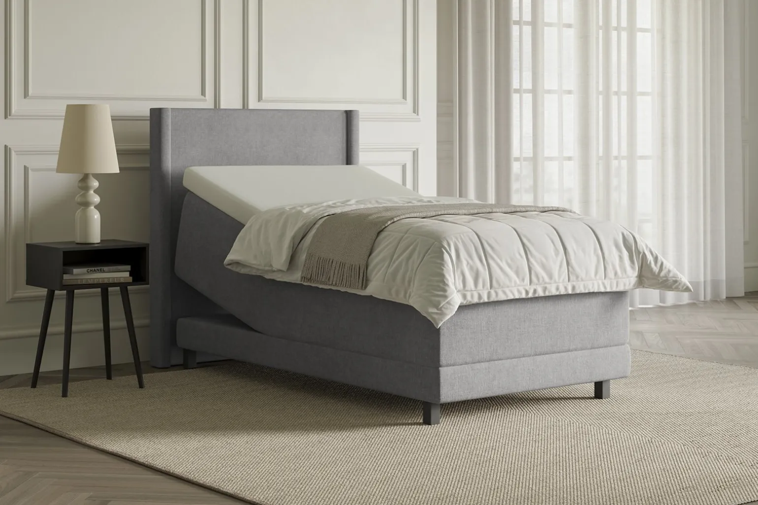 XOV lux 1 regulerbar seng 80x200 cm